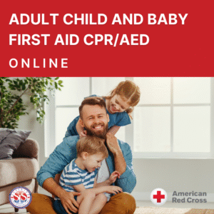 Adult, Child and Baby First Aid/CPR/AED Online- OL